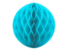 SFERA IN CARTA A NIDO D'APE TURCHESE 30CM