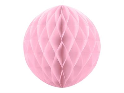 SFERA IN CARTA A NIDO D'APE ROSA 20CM