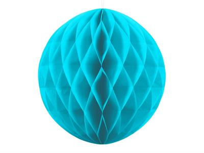 SFERA IN CARTA A NIDO D'APE TURCHESE 20CM