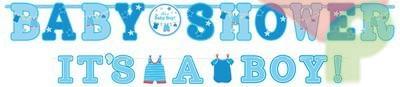 SET 2 FESTONI BABY SHOWER IT'S A BOY 243CM