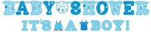 SET 2 FESTONI BABY SHOWER IT'S A BOY 243CM