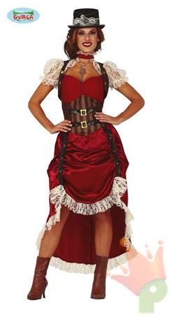 COSTUME STEAMPUNK DONNA ADULTA TAGLIA M 38 40