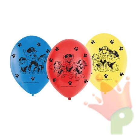 PALLONCINI 9INCH 23CM PAW PATROL 6PZ