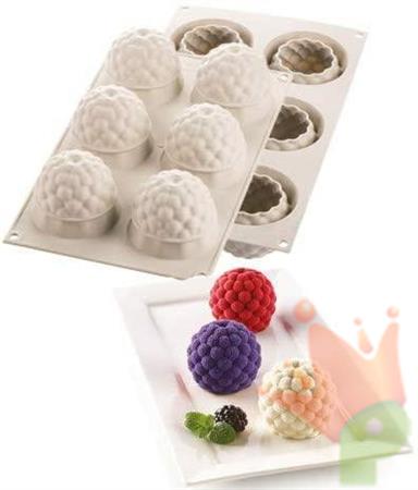 STAMPO IN SILICONE SEGRETI DEL BOSCO N.6 D. 6,5 H. 5,5CM