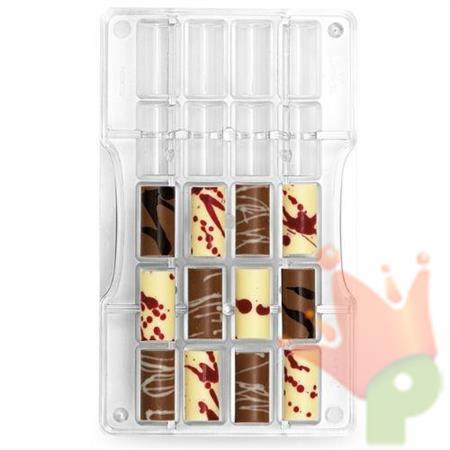 STAMPO CIOCCOLATO CILINDRO 20 CAVITA' 33X16CM