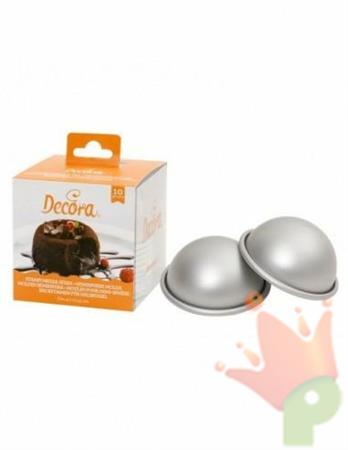 STAMPO MEZZA SFERA IN ALLUMINIO ANODIZZATO 5XH.2,3CM 10PZ