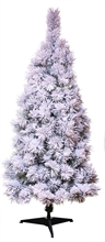 ALBERO DI NATALE 150 CM REALE INNEVATO HALF