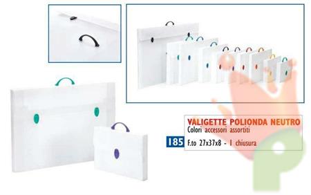 VALIGETTA POLIONDA 27X37X8CM BIANCA