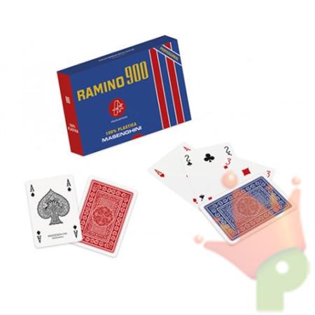 CARTE DA GIOCO RAMINO 900 PLASTICA MASENGHINI