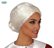PARRUCCA NONNA CORTA BIANCA