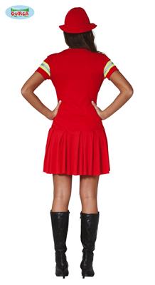COSTUME POMPIERA ADULTA TAGLIA L 42 44