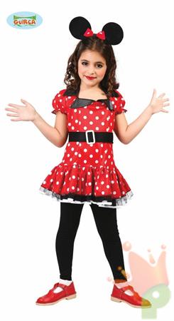 COSTUME TOPOLINA MINNIE BAMBINA 10-12 ANNI