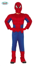 COSTUME SPIDER BOY SPIDERMAN BAMBINO 10-12 ANNI