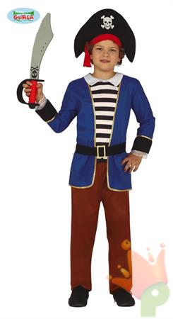 COSTUME PIRATA BAMBINO 3-4 ANNI