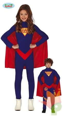 COSTUME SUPERHERO TAGLIA 5-6 ANNI
