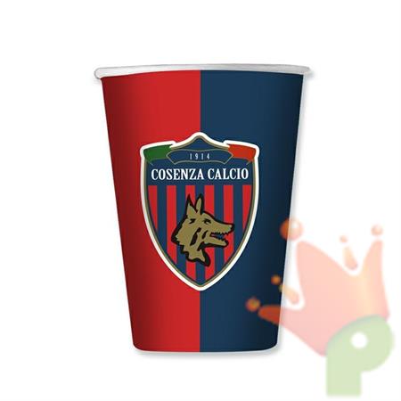 BICCHIERI 200CC COSENZA CALCIO PRODOTTO UFFICIALE 8PZ