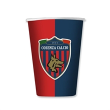 BICCHIERI 200CC COSENZA CALCIO PRODOTTO UFFICIALE 8PZ