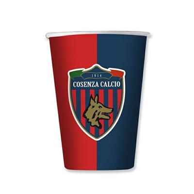 BICCHIERI 200CC COSENZA CALCIO PRODOTTO UFFICIALE 8PZ