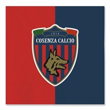 TOVAGLIOLI 33X33 COSENZA CALCIO PRODOTTO UFFICIALE 16PZ