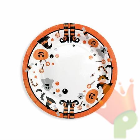 PIATTI 18CM HALLOWEEN 8PZ