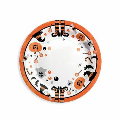 PIATTI 18CM HALLOWEEN 8PZ