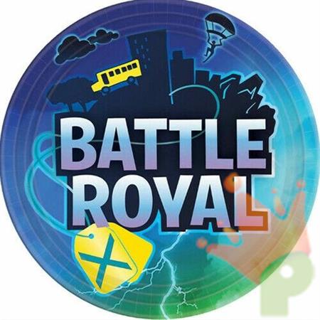 PIATTI 23CM BATTLE ROYAL 8PZ
