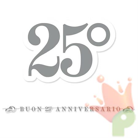 FESTONE KIT SCRITTA MAXI 25° ANNIVERSARIO 6MT