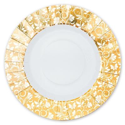 PIATTI 30CM ORO CELEBRITY 8PZ