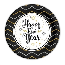 PIATTI 18CM HAPPY NEW YEAR 8PZ