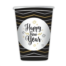 BICCHIERI 200CC HAPPY NEW YEAR 8PZ