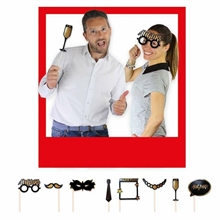 PHOTO BOOTH 20CM PARTY CHIC 8PZ