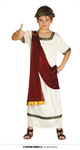 COSTUME IMPERATORE ROMANO TG. 10-12 ANNI