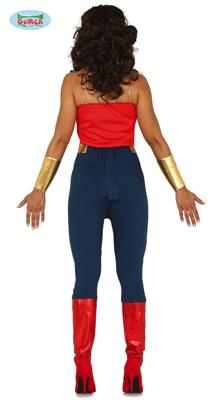 COSTUME SUPEREROINA WONDER WOMAN ADULTA TAGLIA M 38 40