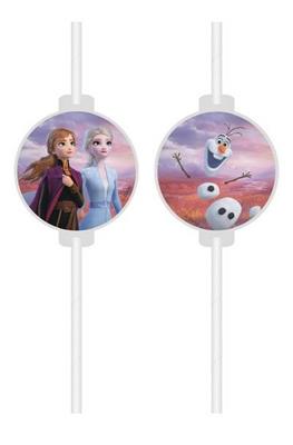 CANNUCCE IN CARTA CON FIGURA FROZEN II 4PZ