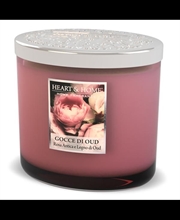 CANDELA HEART & HOME  CON DUE STOPPINO 230 G GOCCE DI OUD