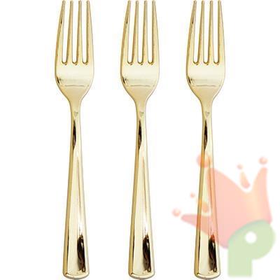 SET FORCHETTE ORO 24PZ