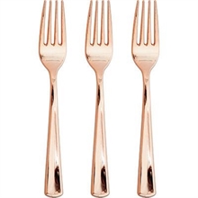 SET FORCHETTE ROSA GOLD 24PZ