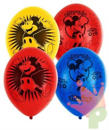 PALLONCINI 11INCH 28CM TOPOLINO 6PZ