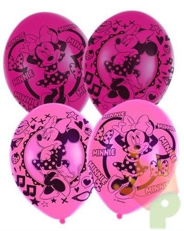 PALLONCINI 11INCH 28CM MINNIE 6PZ