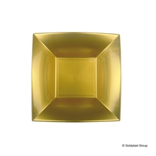 PIATTO FONDO 18X18CM NICE ORO 8PZ