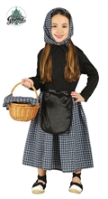 COSTUME CONTADINA TG. 7-9 ANNI