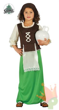 COSTUME PASTORELLA VERDE TG. 3-4 ANNI