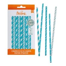 CANNUCCE STELLE E POIS CELESTE D. 6X210MM BIO 80PZ