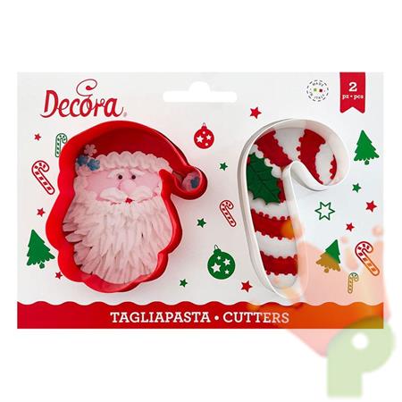TAGLIAPASTA BABBO NATALE E CANDY CANE 2PZ