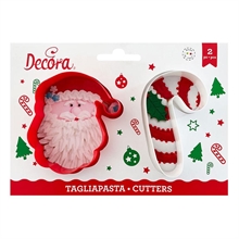 TAGLIAPASTA BABBO NATALE E CANDY CANE 2PZ