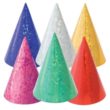 CAPPELLINI OLOGRAFICI COLORI ASSORTITI 72PZ
