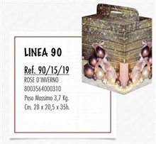 SCATOLA ROSE D'INVERNO 28X20,5XH. 35CM max 3,7 kg