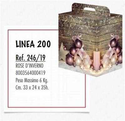 SCATOLA ROSE D'INVERNO 33X24XH. 35CM max 6 kg
