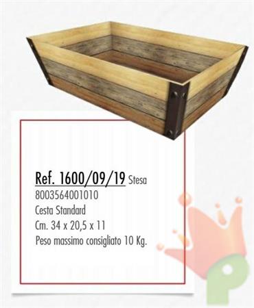 CESTA MEDIA ROVERE 34X20,5X11CM