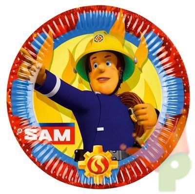 PIATTI 23CM SAM IL POMPIERE 8PZ